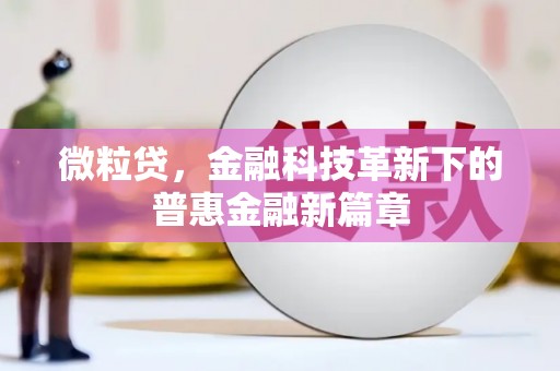 周口微粒贷，金融科技革新下的普惠金融新篇章