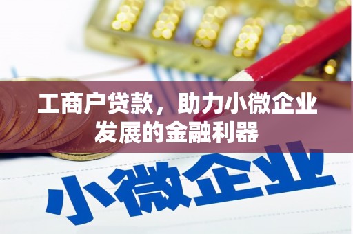 周口工商户贷款，助力小微企业发展的金融利器