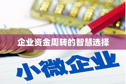 周口企业资金周转的智慧选择