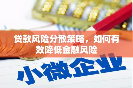 周口贷款风险分散策略，如何有效降低金融风险