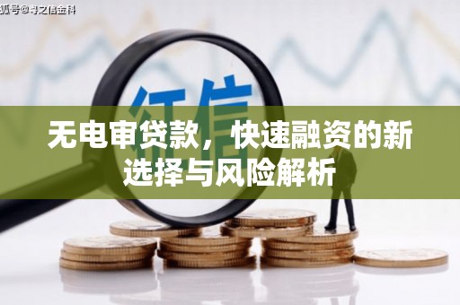 周口无电审贷款，快速融资的新选择与风险解析