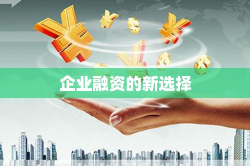 周口企业融资的新选择