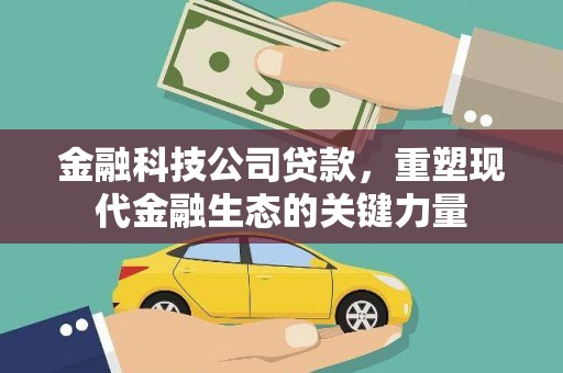 周口金融科技公司贷款，重塑现代金融生态的关键力量