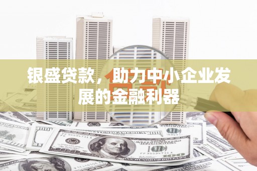 周口银盛贷款，助力中小企业发展的金融利器