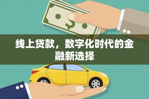 周口线上贷款，数字化时代的金融新选择