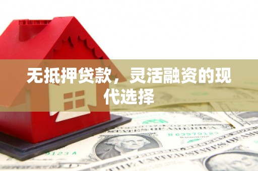 周口无抵押贷款，灵活融资的现代选择