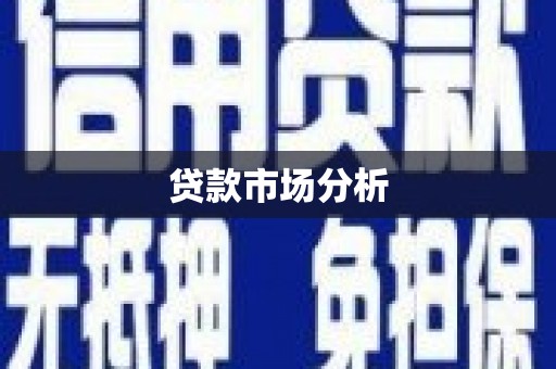周口贷款市场分析
