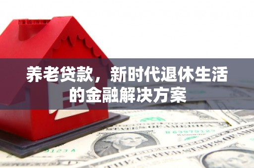 周口养老贷款，新时代退休生活的金融解决方案