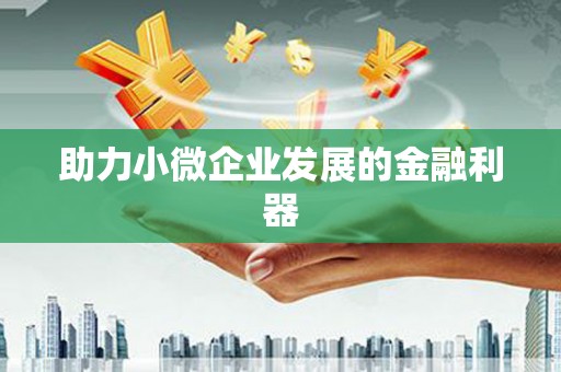 周口助力小微企业发展的金融利器